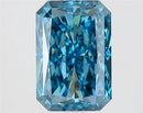 2.83ct Radiant Lab Grown Diamond (Colour Fancy Vivid Blue, Clarity VVS2, IGI Certified)