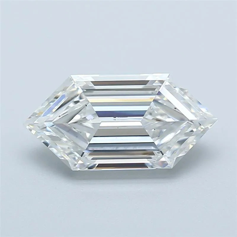 2.88ct Hexagonal Lab Grown Diamond (Colour E, Clarity VS2, IGI Certified)