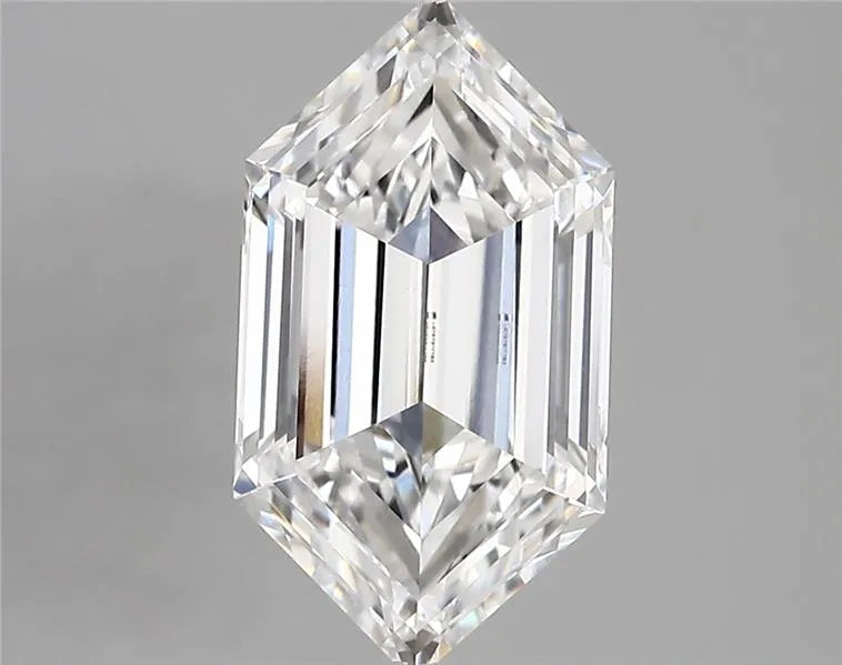 2.88ct Hexagonal Lab Grown Diamond (Colour E, Clarity VVS1, IGI Certified)