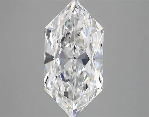 2.98ct Hexagonal Lab Grown Diamond (Colour D, Clarity VVS2, IGI Certified)