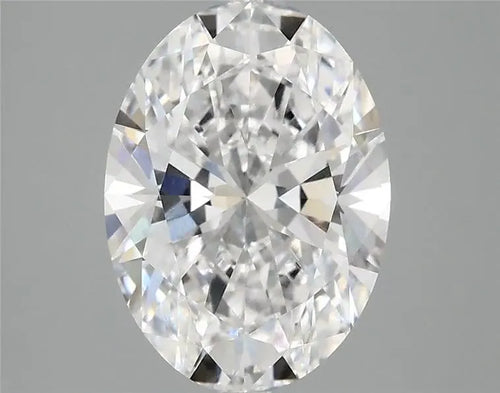 2.98ct Oval Lab Grown Diamond (Colour D, Clarity VVS2, IGI Certified)