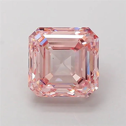3.00ct Asscher Lab Grown Diamond (Colour Fancy Intense Pink, Clarity VS2, IGI Certified)