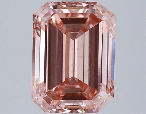 3.00ct Emerald Lab Grown Diamond (Colour Fancy Intense Pink, Clarity VS1, IGI Certified)