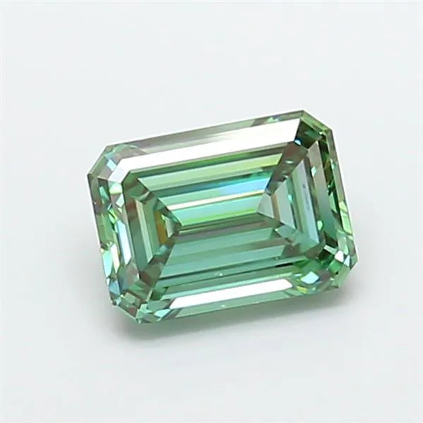 3.00ct Emerald Lab Grown Diamond (Colour Fancy Vivid Green, Clarity VS2, IGI Certified)