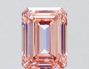 3.00ct Emerald Lab Grown Diamond (Colour Fancy Vivid Pink, Clarity VVS2, IGI Certified)
