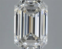 3.00ct Emerald Lab Grown Diamond (Colour G, Clarity VS1, IGI Certified)
