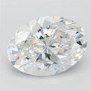3.00ct Oval Lab Grown Diamond (Colour D, Clarity FL, IGI Certified)