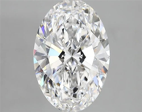 3.00ct Oval Lab Grown Diamond (Colour D, Clarity VS1, IGI Certified)