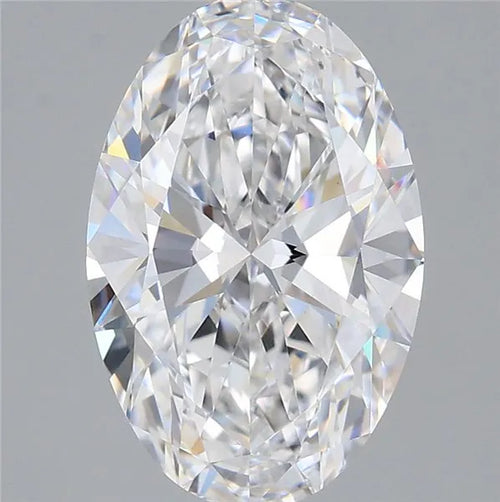 3.00ct Oval Lab Grown Diamond (Colour D, Clarity VVS2, IGI Certified)