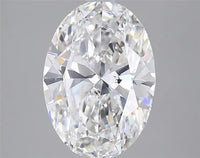 3.00ct Oval Lab Grown Diamond (Colour E, Clarity VVS2, IGI Certified)