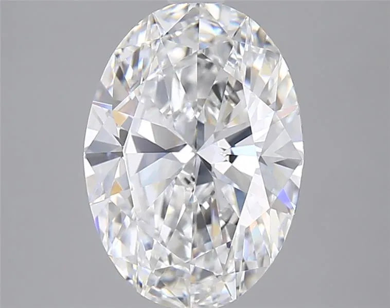 3.00ct Oval Lab Grown Diamond (Colour E, Clarity VVS2, IGI Certified)