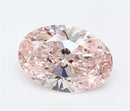 3.00ct Oval Lab Grown Diamond (Colour Fancy Intense Pink, Clarity VVS2, IGI Certified)