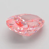 3.00ct Oval Lab Grown Diamond (Colour Fancy Vivid Pink, Clarity VVS2, IGI Certified)