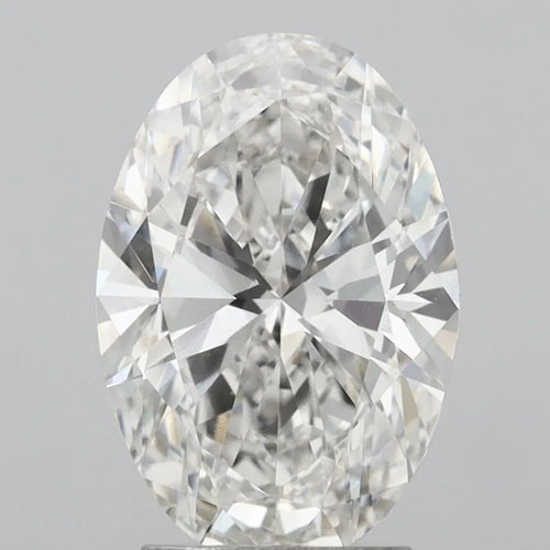 3.00ct Oval Lab Grown Diamond (Colour G, Clarity VVS2, IGI Certified)