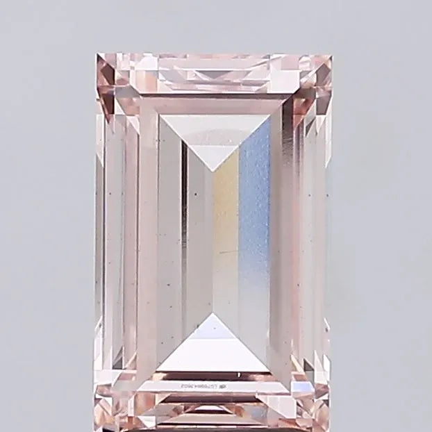3.01ct Baguette Lab Grown Diamond (Colour Fancy Brownish Pink, Clarity VS1, IGI Certified)