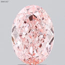 3.01ct Oval Lab Grown Diamond (Colour Fancy Vivid Pink, Clarity VS1, IGI Certified)