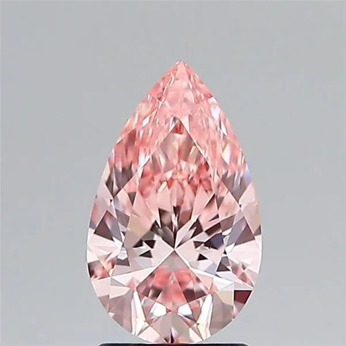 3.01ct Oval Lab Grown Diamond (Colour Fancy Vivid Pink, Clarity VS1, IGI Certified)