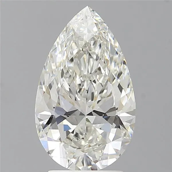 3.01ct Pear Lab Grown Diamond (Colour G, Clarity VVS2, IGI Certified)