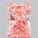 3.01ct Radiant Lab Grown Diamond (Colour Fancy Vivid Pink, Clarity VVS2, IGI Certified)