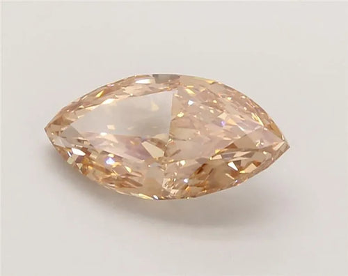 3.02ct Marquise Lab Grown Diamond (Colour Fancy Orangey Brown, Clarity VVS1, IGI Certified)