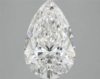 3.02ct Pear Lab Grown Diamond (Colour D, Clarity VVS2, IGI Certified)