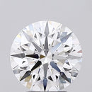 3.02ct Round Lab Grown Diamond (Colour D, Clarity FL, Cut ID, IGI Certified)