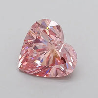 3.03ct Heart Lab Grown Diamond (Colour Fancy Intense Pink, Clarity SI2, IGI Certified)