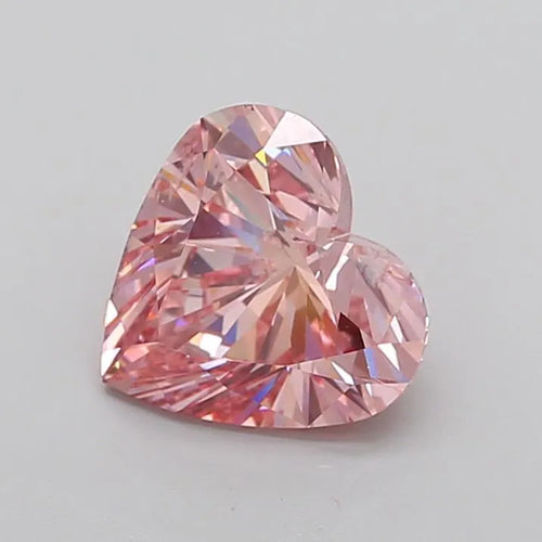 3.03ct Heart Lab Grown Diamond (Colour Fancy Intense Pink, Clarity SI2, IGI Certified)