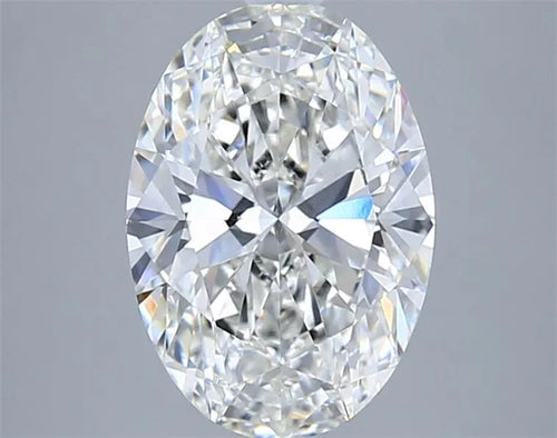 3.03ct Oval Lab Grown Diamond (Colour G, Clarity VVS2, IGI Certified)