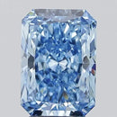 3.04ct Radiant Lab Grown Diamond (Colour Fancy Vivid Blue, Clarity VVS1, IGI Certified) - The Perfect Carat