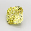 3.05ct Cushion modified Lab Grown Diamond (Colour Fancy Intense Yellow, Clarity VVS1, IGI Certified)