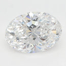 3.05ct Oval Lab Grown Diamond (Colour D, Clarity VVS2, GIA Certified)