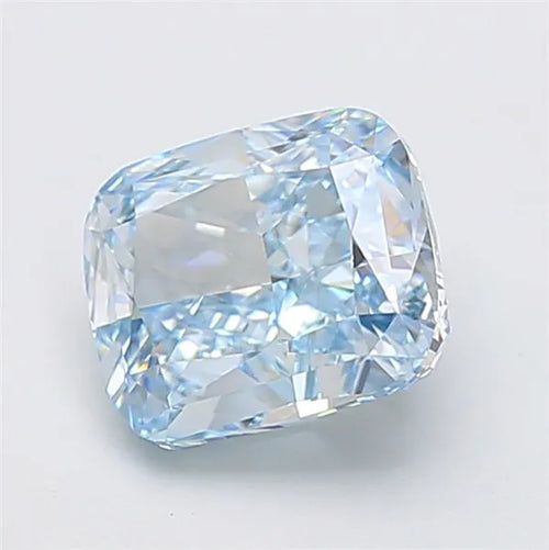 3.06ct Cushion modified Lab Grown Diamond (Colour Fancy Intense Blue, Clarity VVS2, IGI Certified)