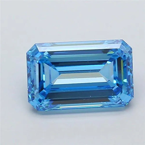 3.06ct Emerald Lab Grown Diamond (Colour Fancy Vivid Blue, Clarity VS1, IGI Certified) - The Perfect Carat