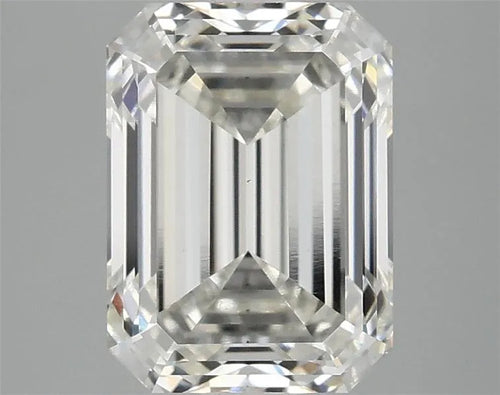 3.06ct Emerald Lab Grown Diamond (Colour G, Clarity VS2, IGI Certified)