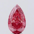 3.06ct Pear Lab Grown Diamond (Colour Fancy Vivid Pink, Clarity VS2, IGI Certified)