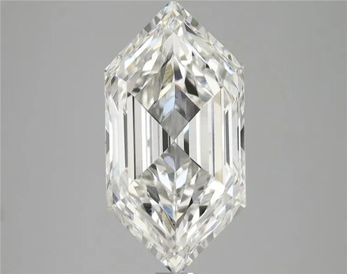 3.07ct Hexagonal Lab Grown Diamond (Colour F, Clarity VVS2, IGI Certified)