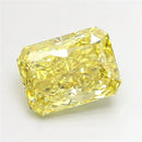 3.07ct Radiant Lab Grown Diamond (Colour Fancy Vivid Yellow, Clarity VS2, IGI Certified)