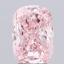 3.08ct Cushion modified Lab Grown Diamond (Colour Fancy Vivid Pink, Clarity VVS2, IGI Certified)