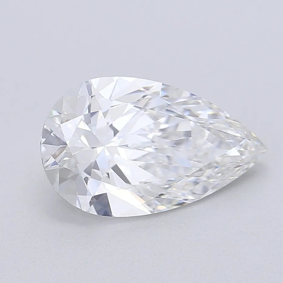 3.08ct Pear Lab Grown Diamond (Colour F, Clarity VVS2, IGI Certified)