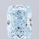 3.09ct Cushion modified Lab Grown Diamond (Colour Fancy Intense Blue, Clarity VS2, IGI Certified)
