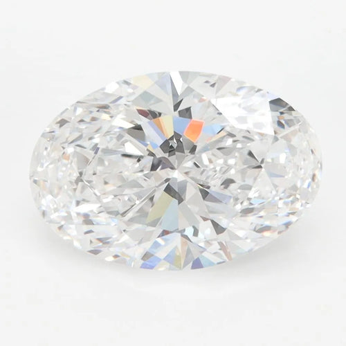 3.10ct Oval Lab Grown Diamond (Colour D, Clarity VVS1, IGI Certified)