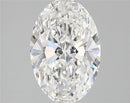3.10ct Oval Lab Grown Diamond (Colour D, Clarity VVS2, IGI Certified)