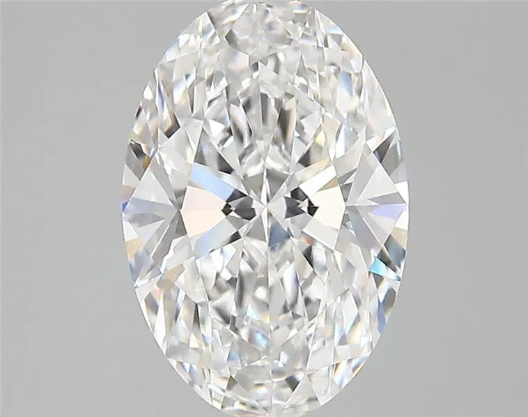 3.10ct Oval Lab Grown Diamond (Colour D, Clarity VVS2, IGI Certified)