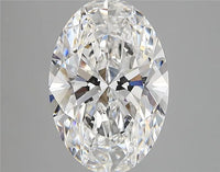 3.10ct Oval Lab Grown Diamond (Colour E, Clarity VVS2, IGI Certified)