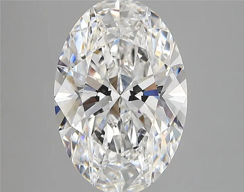 3.10ct Oval Lab Grown Diamond (Colour E, Clarity VVS2, IGI Certified)