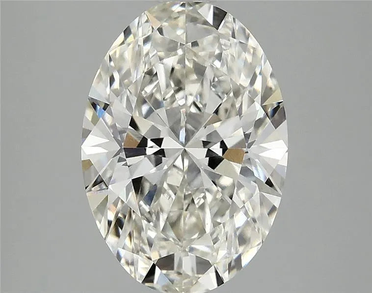 3.10ct Oval Lab Grown Diamond (Colour H, Clarity VVS2, IGI Certified)