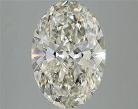 3.10ct Oval Lab Grown Diamond (Colour H, Clarity VVS2, IGI Certified)