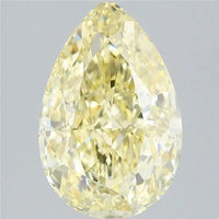 3.10ct Pear Lab Grown Diamond (Colour Fancy Intense Yellow, Clarity VVS2, IGI Certified)