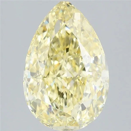 3.10ct Pear Lab Grown Diamond (Colour Fancy Intense Yellow, Clarity VVS2, IGI Certified)